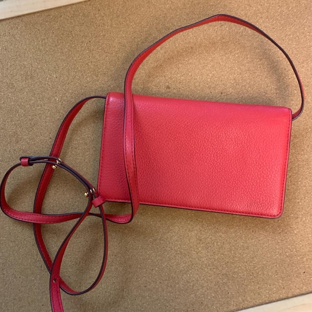 Marc Jacobs red leather wallet bag - Picture 3 of 5